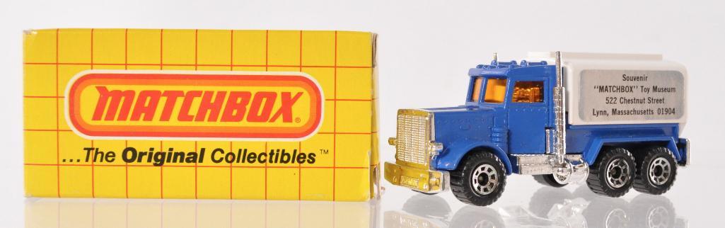 Matchbox No. 56 Peperbilt Tanker "Matchbox" Toy Museum: Souvenir from the "Matchbox" Toy Museum in Lynn Massachusetts. Like New Condition, A Lesney Product, Made in England