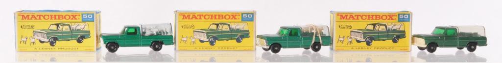 Group of 3 Matchbox No. 50 Kennel Truck Die-Cast (1 of 5)