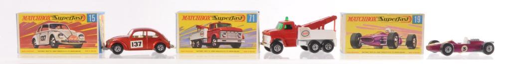 Group of 3 Matchbox Superfast Die-Cast Vehicles with (1 of 6)