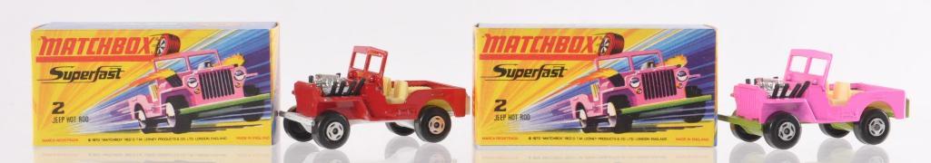 Group of 2 Matchbox Superfast Die-Cast Vehicles with (1 of 5)