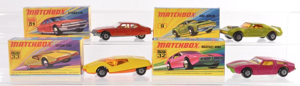 Group of 4 Matchbox Superfast Die-Cast Vehicle with (1 of 4)