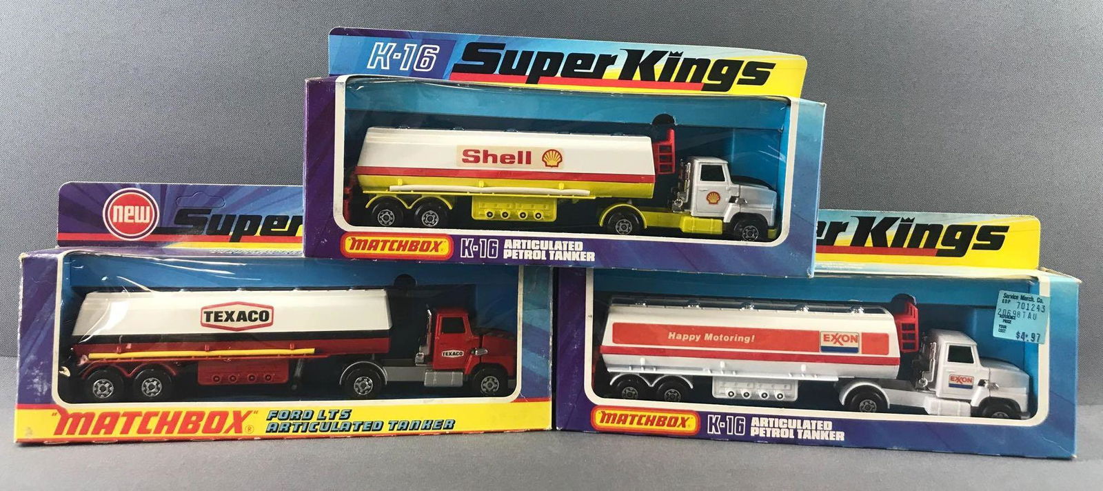 【美品・絶版】マッチボックス スーパーキング ARTICULATEDタンカー 1976 Matchbox Super Kings K 16 Articulated Petrol
