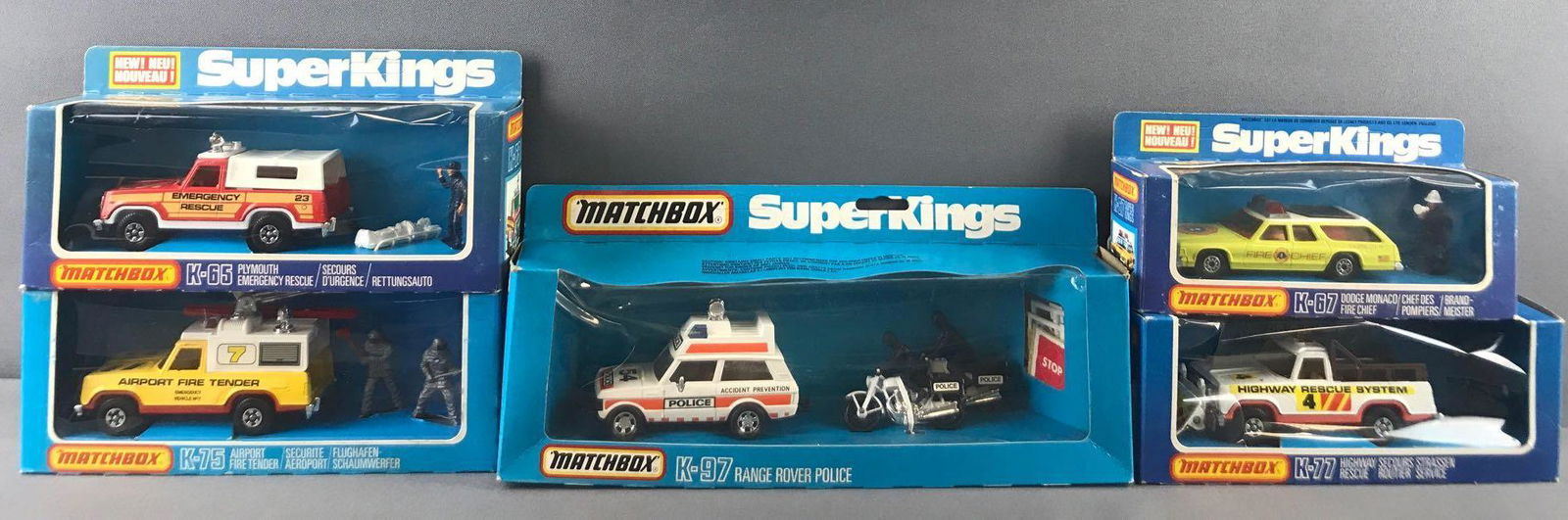 Group of 5 Matchbox Super Kings Die-Cast Vehicles in (1 of 9)