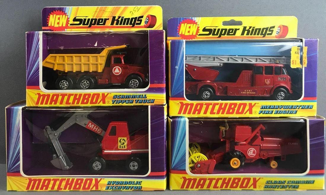 Group of 4 Matchbox Super Kings Die-Cast Vehicles in (1 of 7)