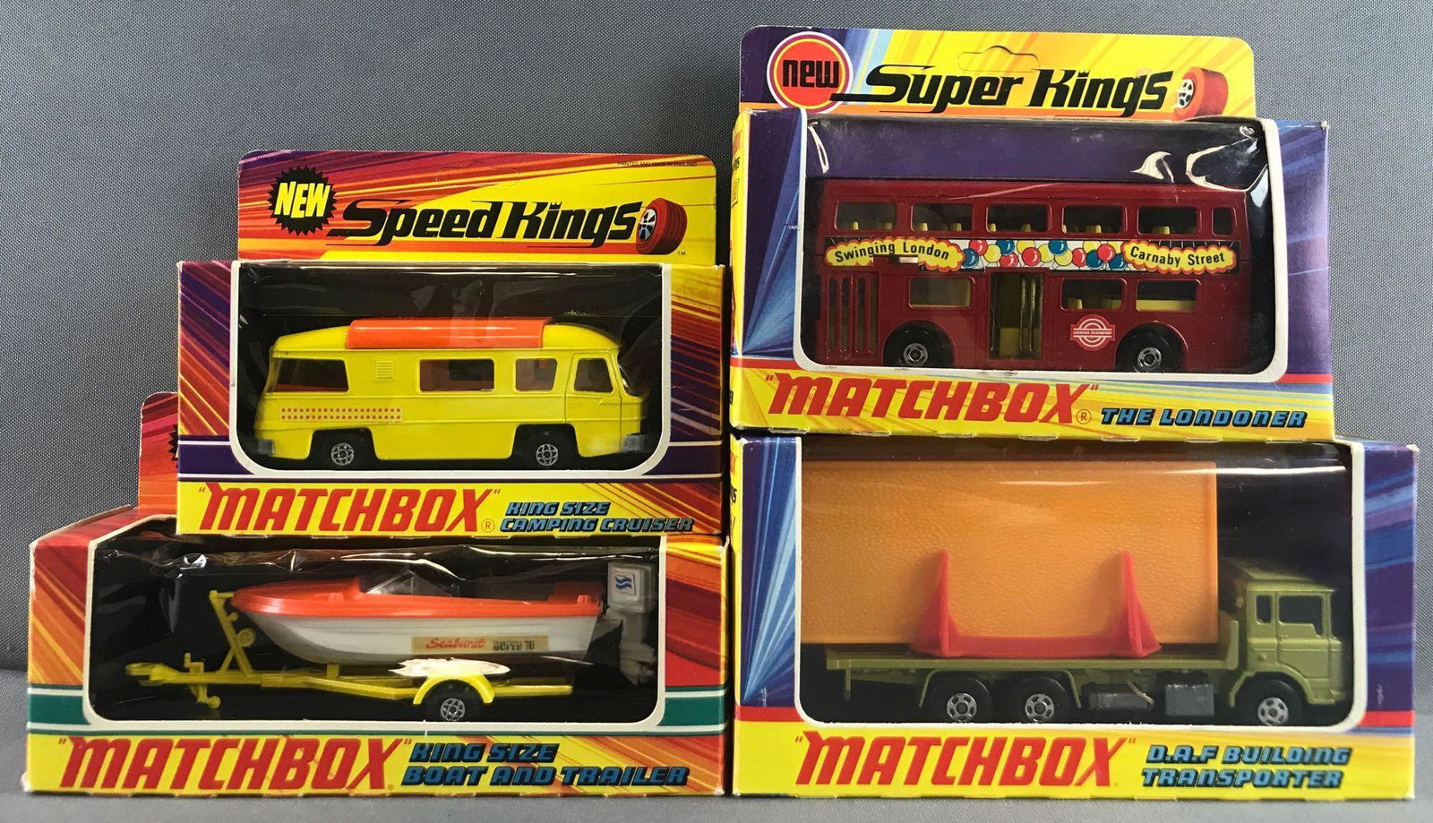 Group of 4 Matchbox Super Kings Die-Cast Vehicles in (1 of 7)