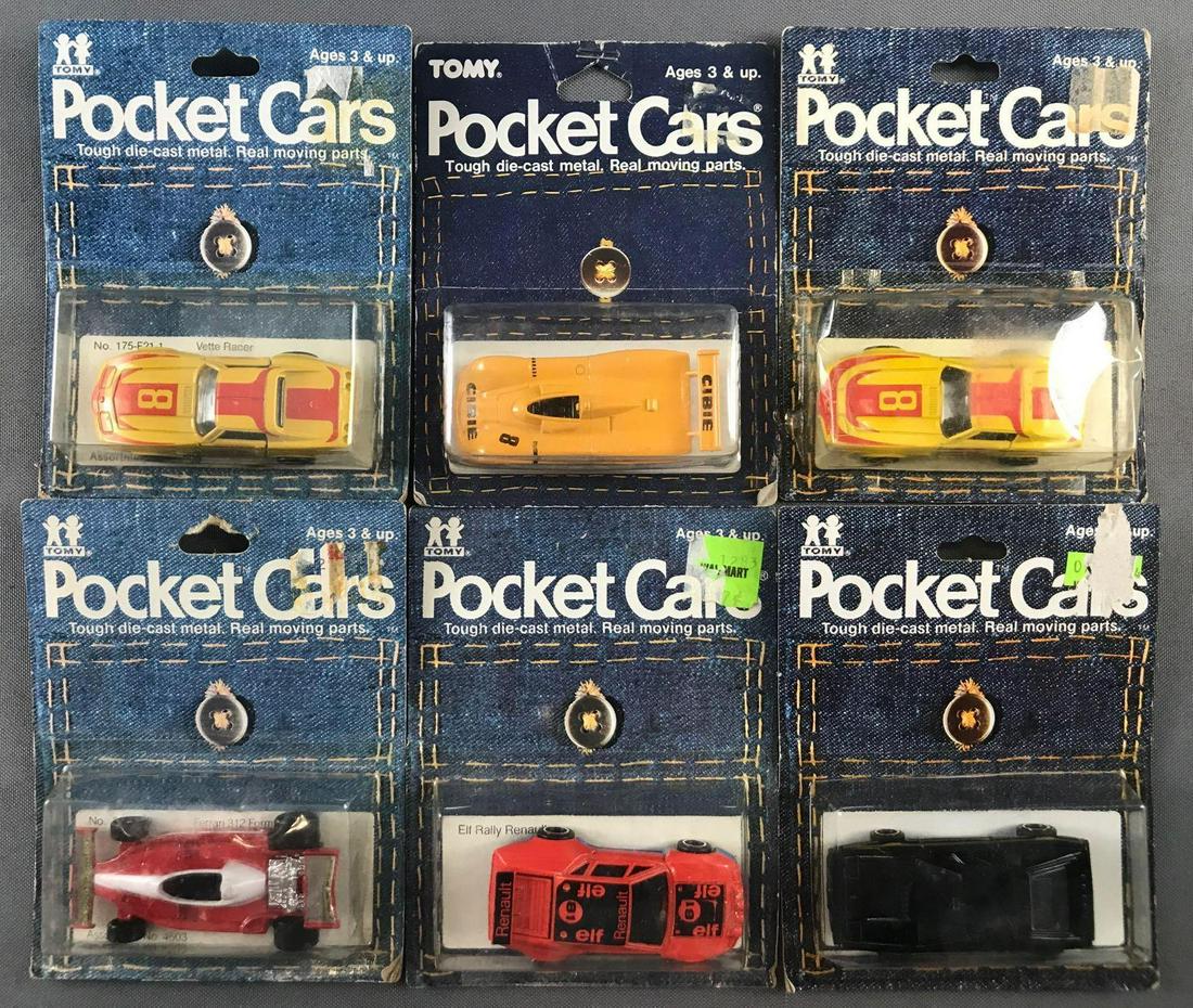 Group of 6 Tomy Pocket Cars Die-Cast Vehicles in (1 of 5)
