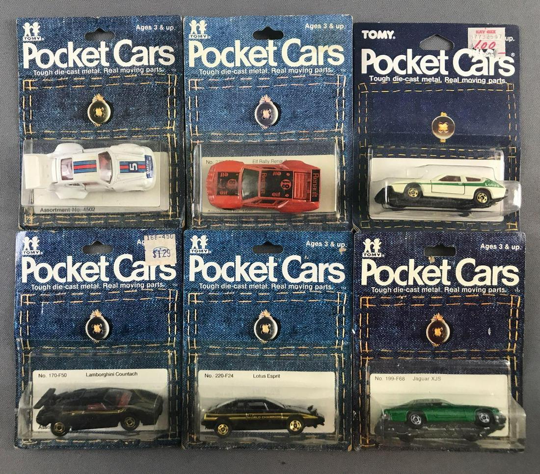 Group of 6 Tomy Pocket Cars Die-Cast Vehicles in (1 of 5)