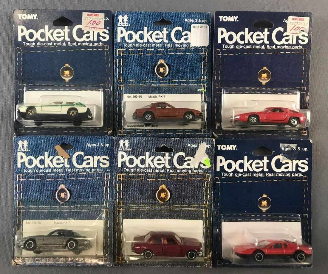 Group of 6 Tomy Pocket Cars Die-Cast Vehicles in (1 of 5)