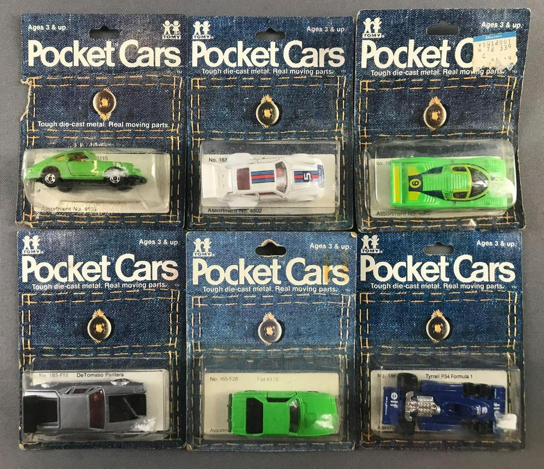 Group of 6 Tomy Pocket Cars Die-Cast Vehicles in (1 of 5)