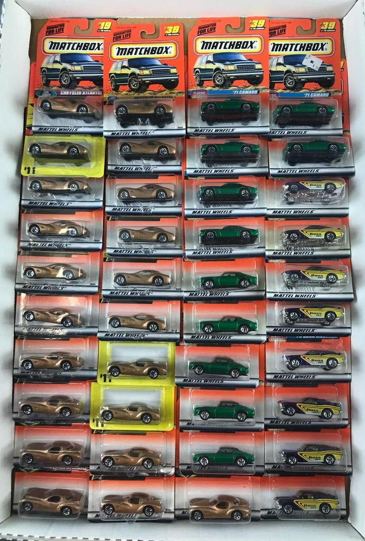 Group of 40 Matchbox Die-Cast Vehicles in Original: Includes Cool Concepts, Classic Decades, Car Shows and more.
