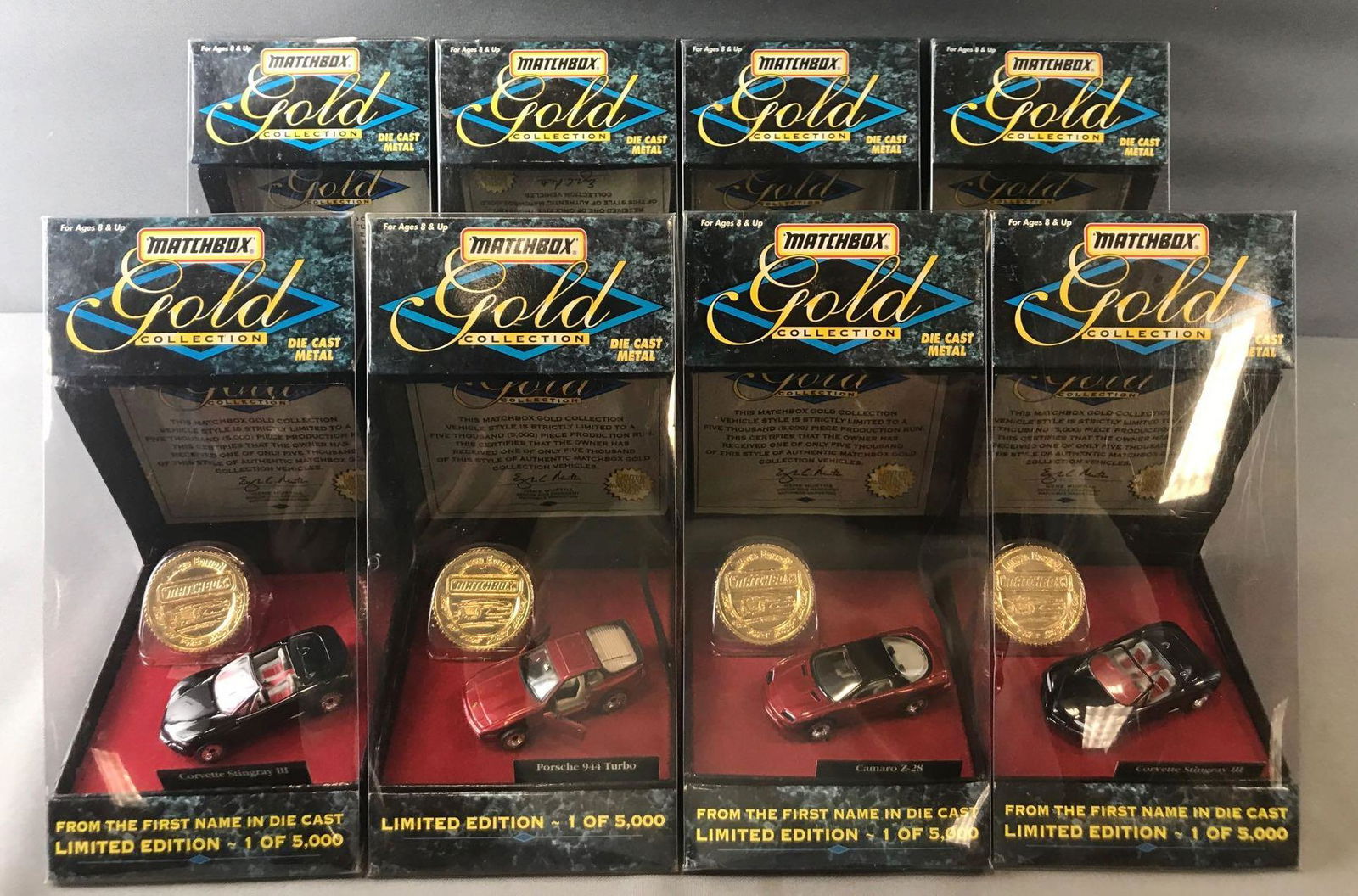 Group of 8 Matchbox Gold Collection Die-Cast Vehicles (1 of 5)
