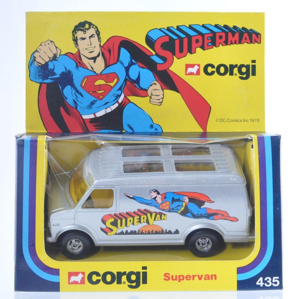 Corgi Toys No. 435 Superman's Supervan Die-Cast Vehicle: MIB, Made in Great Britain