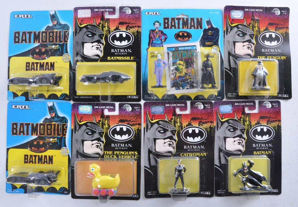 Group of 8 ERTL Batman Die-Cast Vehicles and Figures in (1 of 5)
