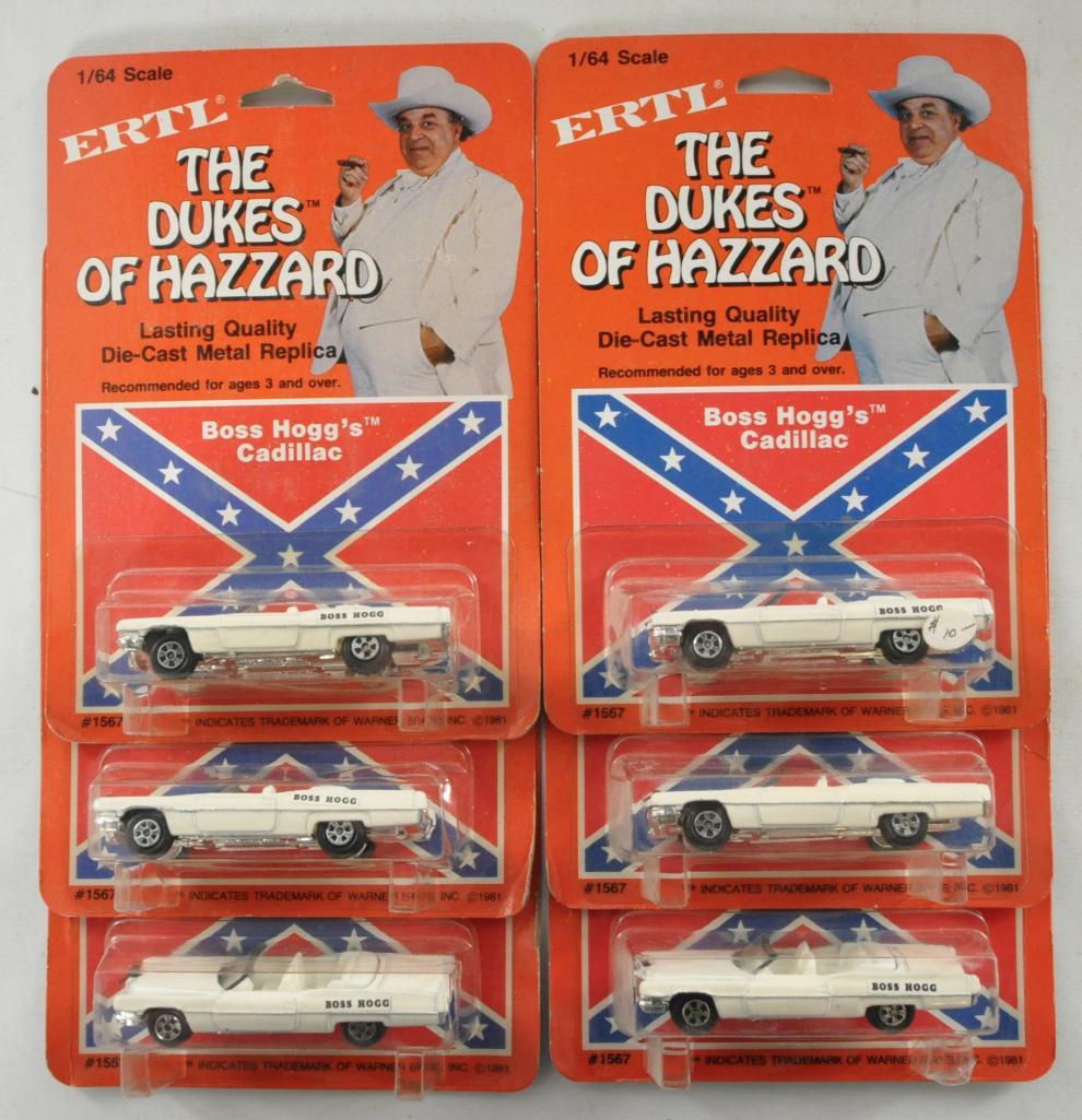 Group of 6 ERTL The Dukes of Hazzards Boss Hogg's (1 of 2)