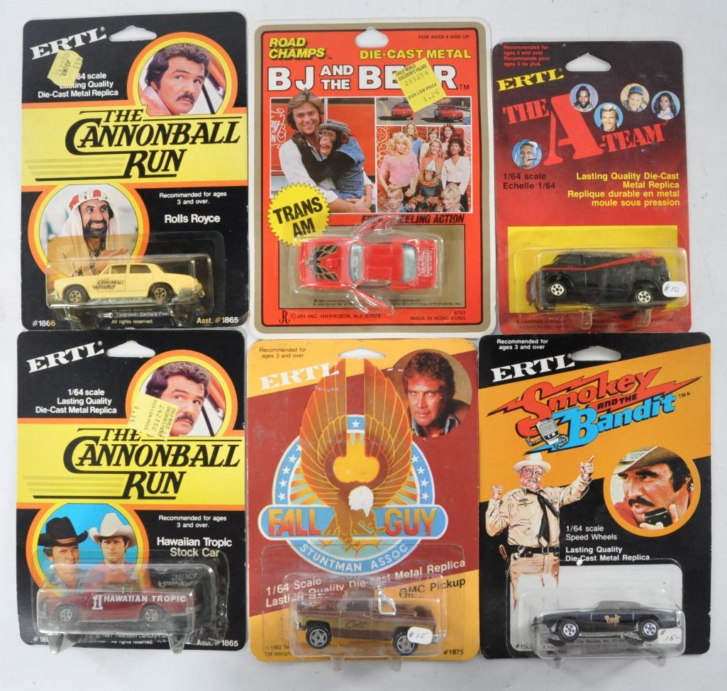 Group of 6 ERTL and Road Champs TV and Movie Die-Cast (1 of 3)