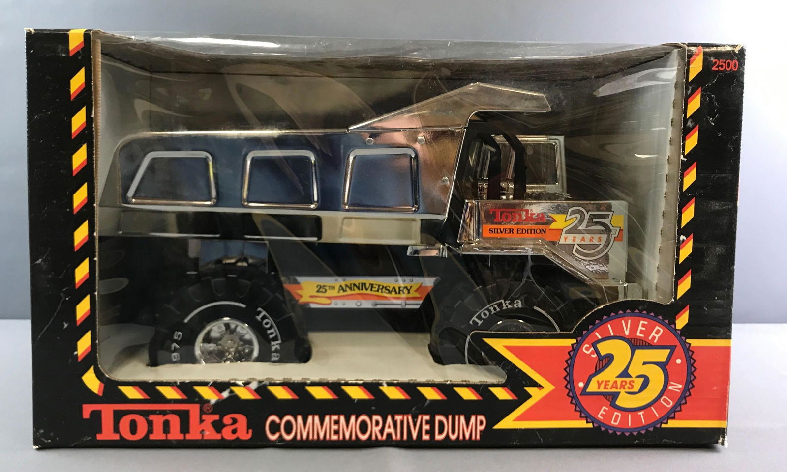 silver tonka dump truck