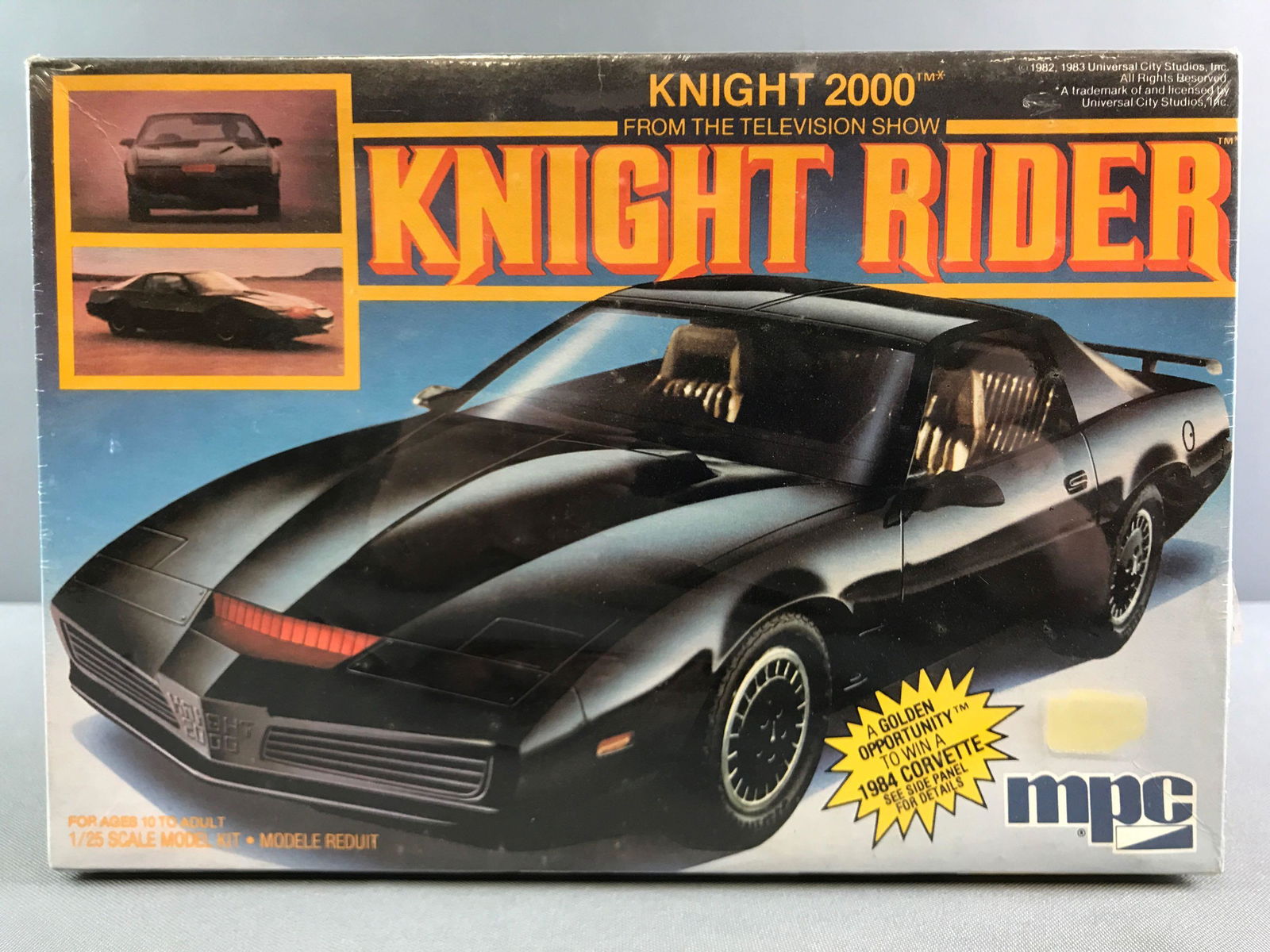 Vintage Knight Rider Model Car Kit sealed in Original (1 of 4)