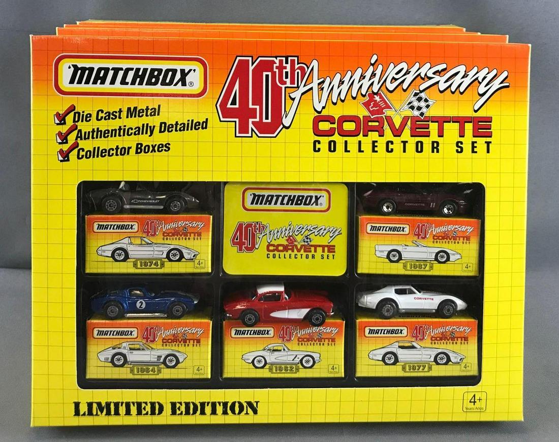 Group of 4 Matchbox 40th Anniversary Corvette Collector (1 of 3)