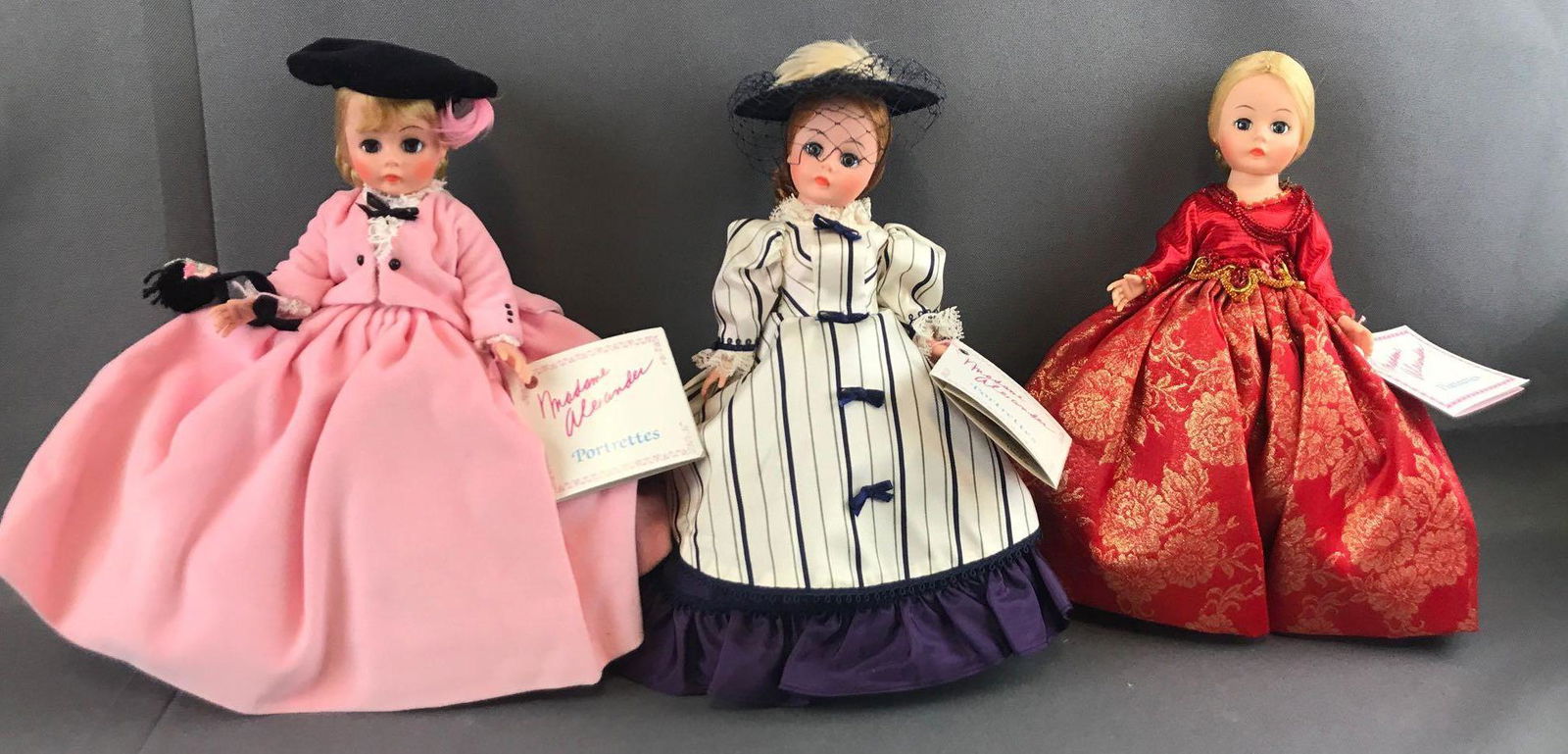 Group of 3 Madame Alexander Portrettes Collection dolls (1 of 6)