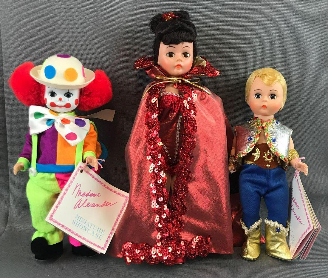 Group of 3 Madame Alexander Miniature Showcase and (1 of 4)