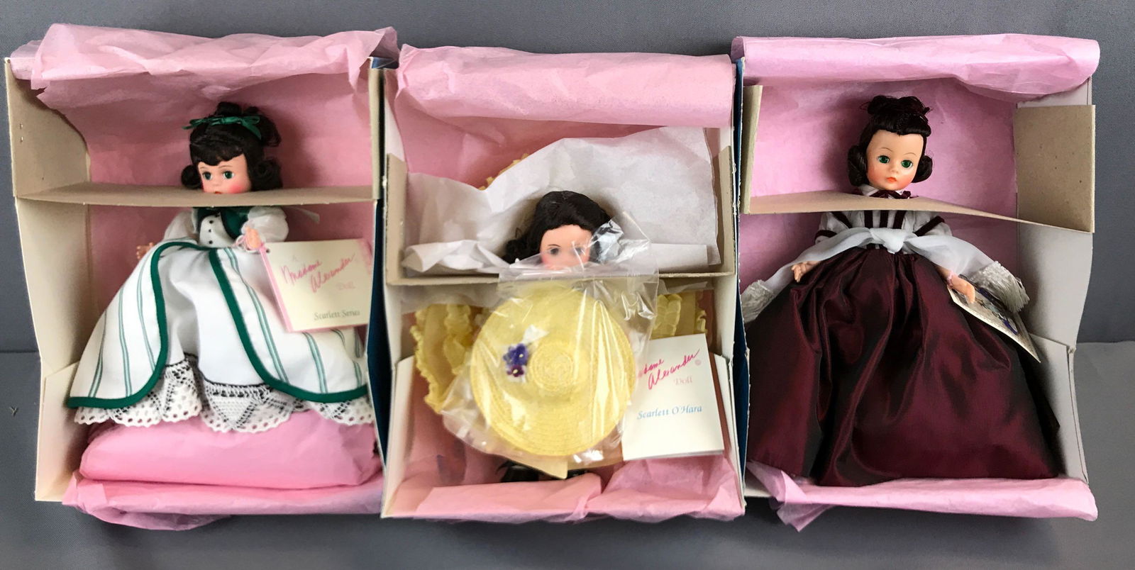 Group of 3 Madame Alexander Scarlett OHara dolls in (1 of 5)