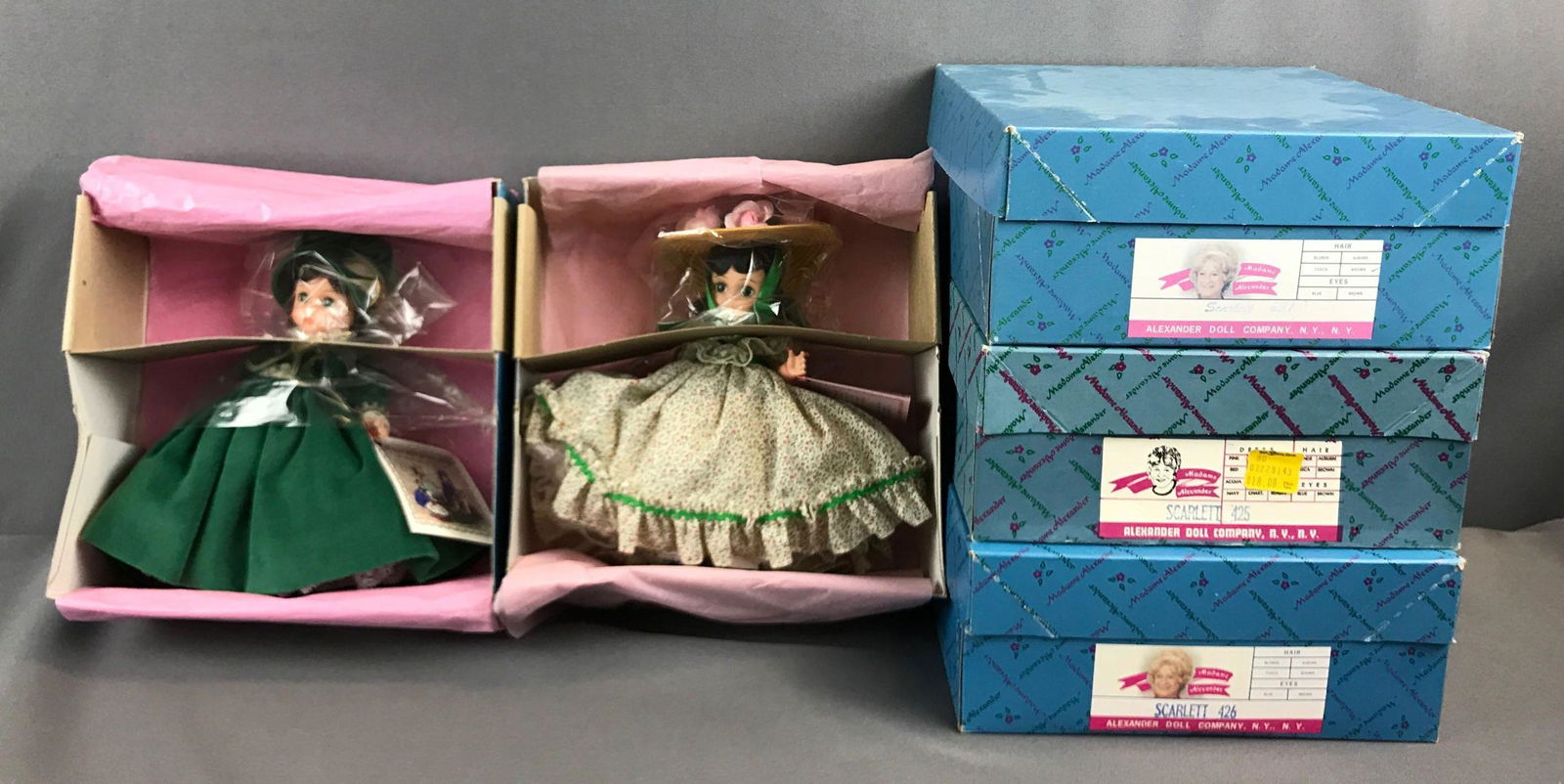 Group of 5 Madame Alexander Scarlett Ohara dolls in (1 of 4)