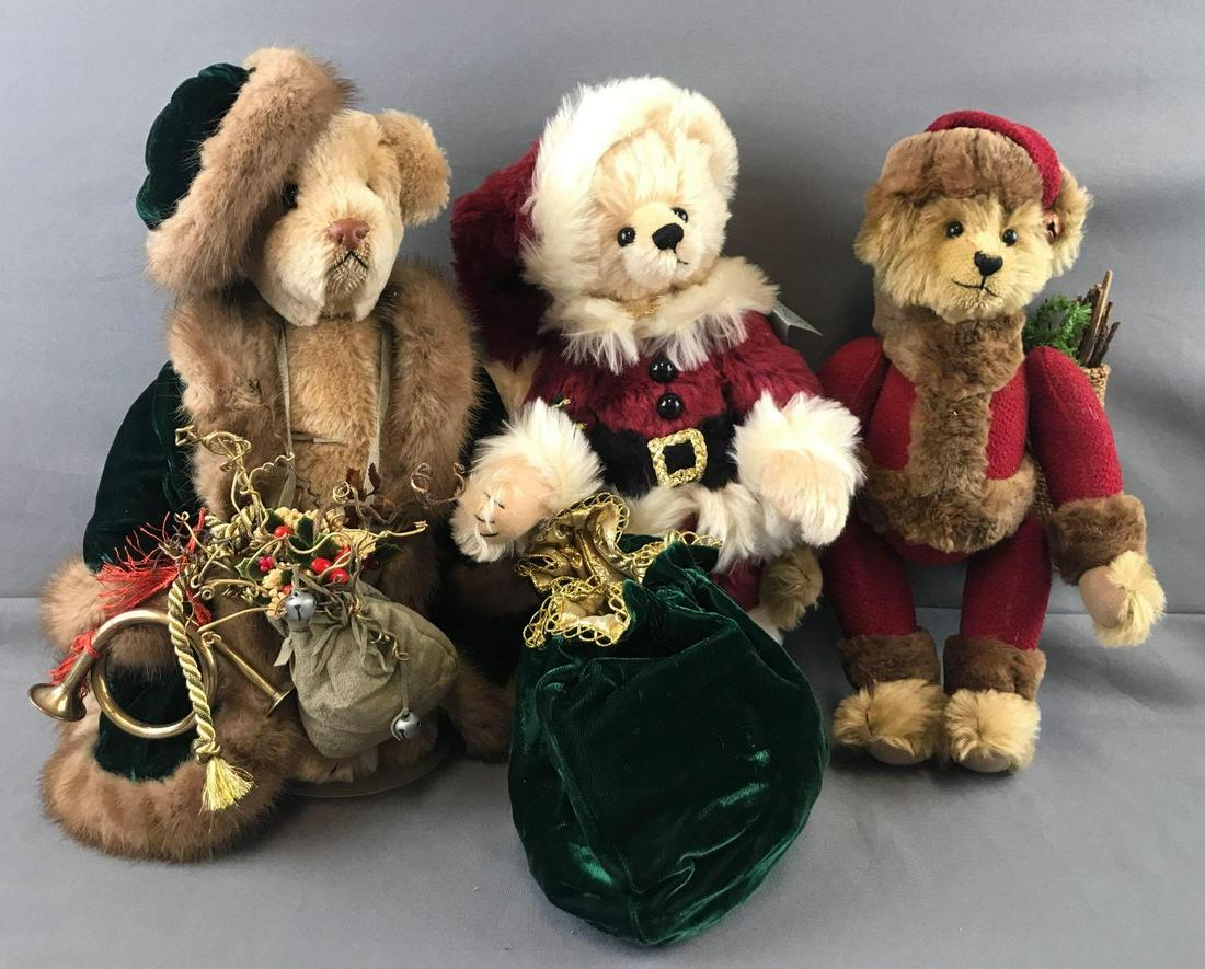 Group of 3 handcrafted bears (1 of 15)