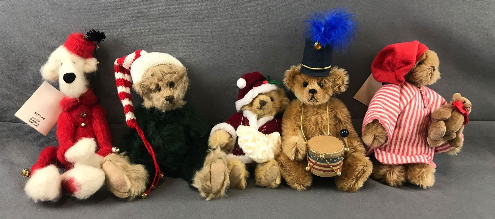 Group of 5 Handcrafted Artist Bears (1 of 14)