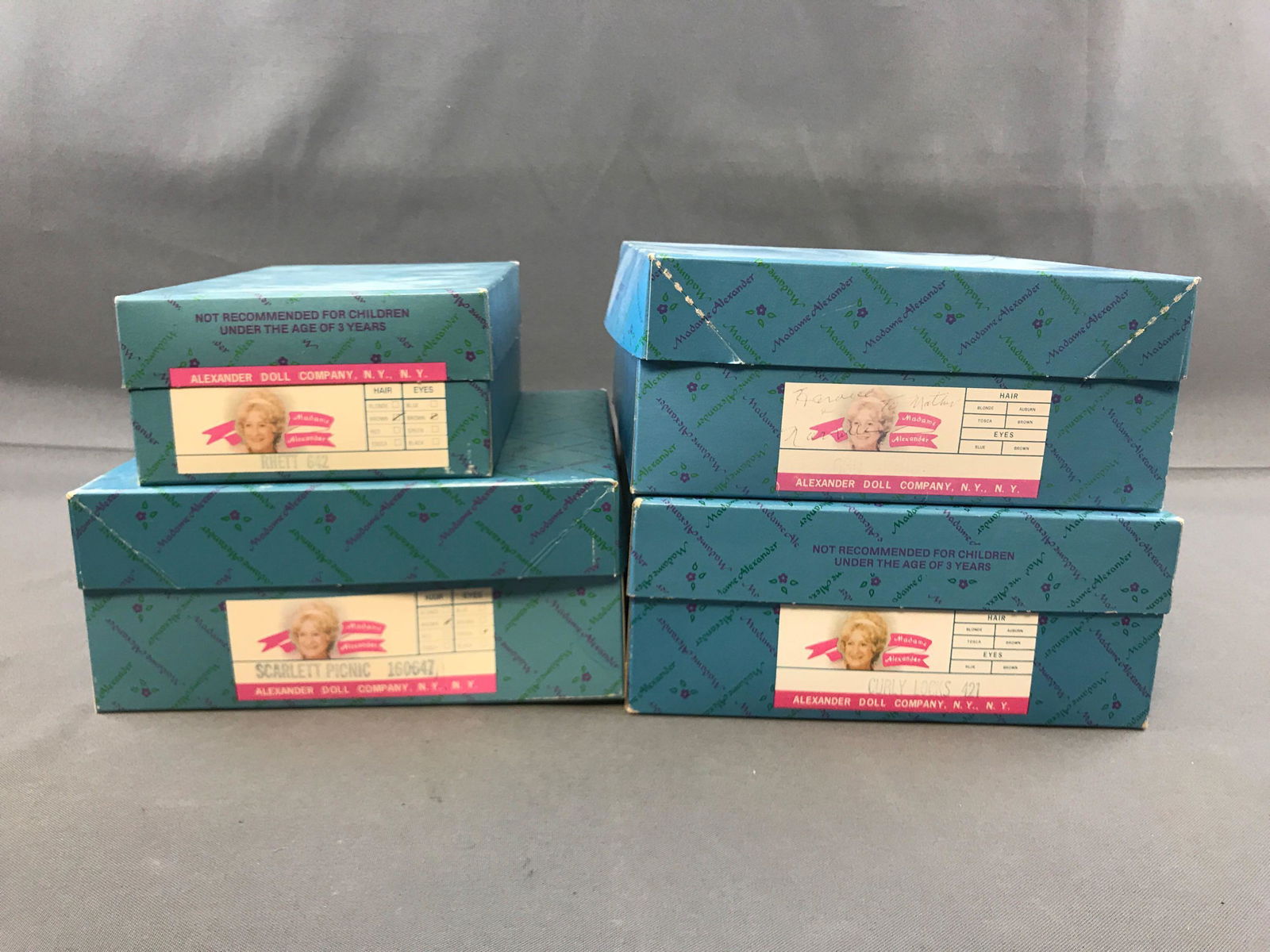 Group of four Madame Alexander dolls in original boxes (1 of 3)