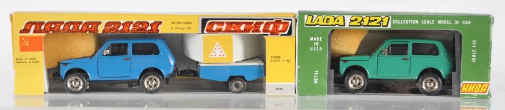 Group of 2 Russian Market LADA 2121 Niva Die-Cast cars (1 of 4)