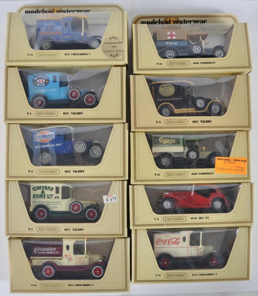 Group of 10 Matchbox Models of Yesteryear Die-Cast (1 of 4)