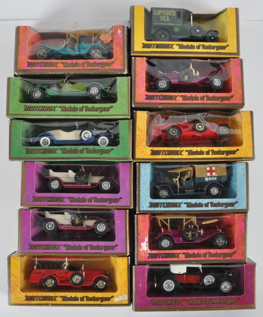 Group of 12 Matchbox Models of Yesteryear Die-Cast (1 of 4)