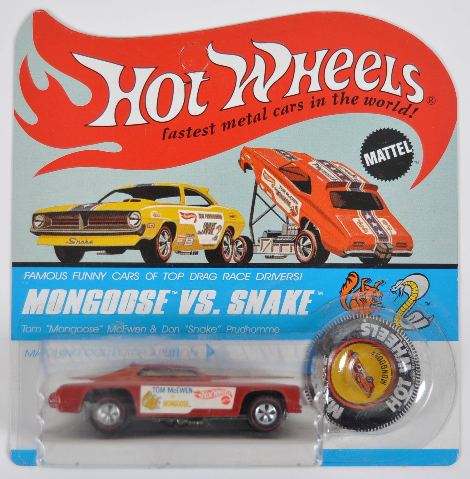 Hot Wheels Red Line Tom McEwen Mongoose vs Snake (1 of 3)