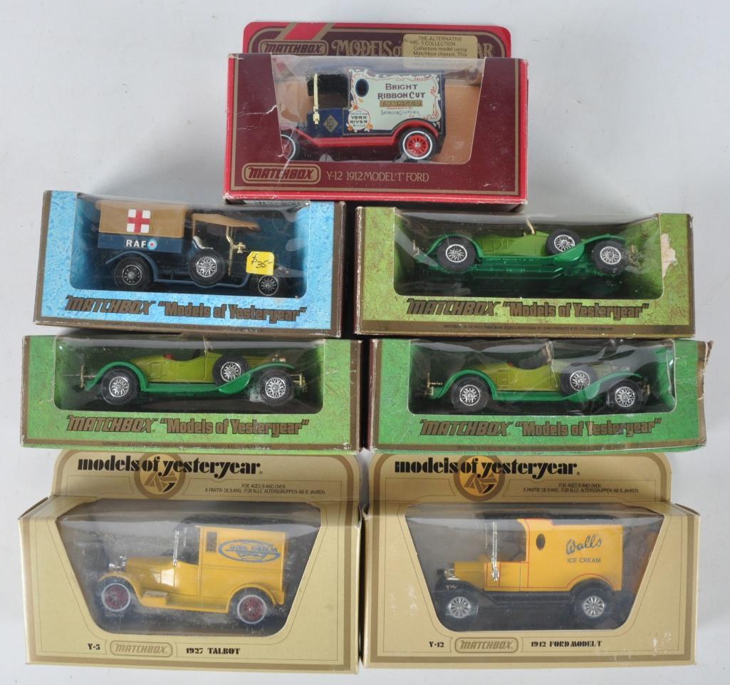 Group of 7 Matchbox Models of Yesteryear with Original (1 of 1)
