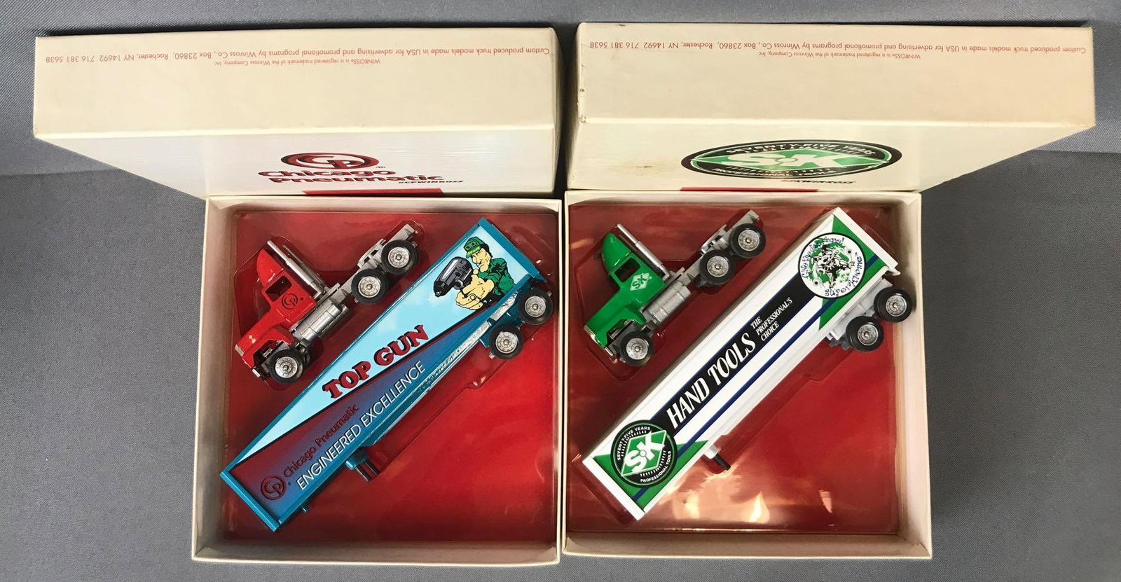 Group of 2 Winross die-cast tractor trailers in (1 of 3)