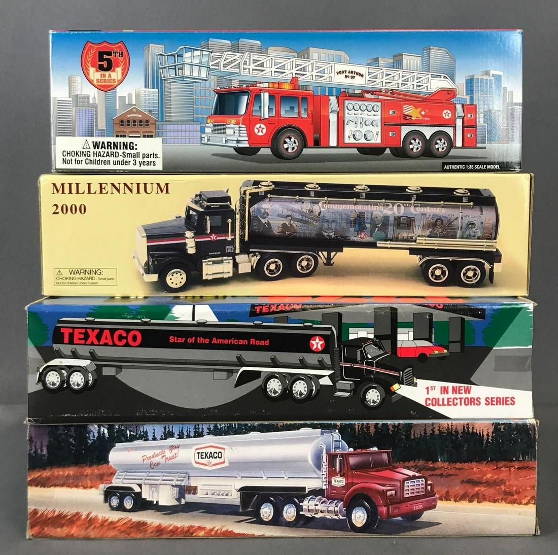 Group of 6 toy Texaco trucks in original packaging (1 of 4)