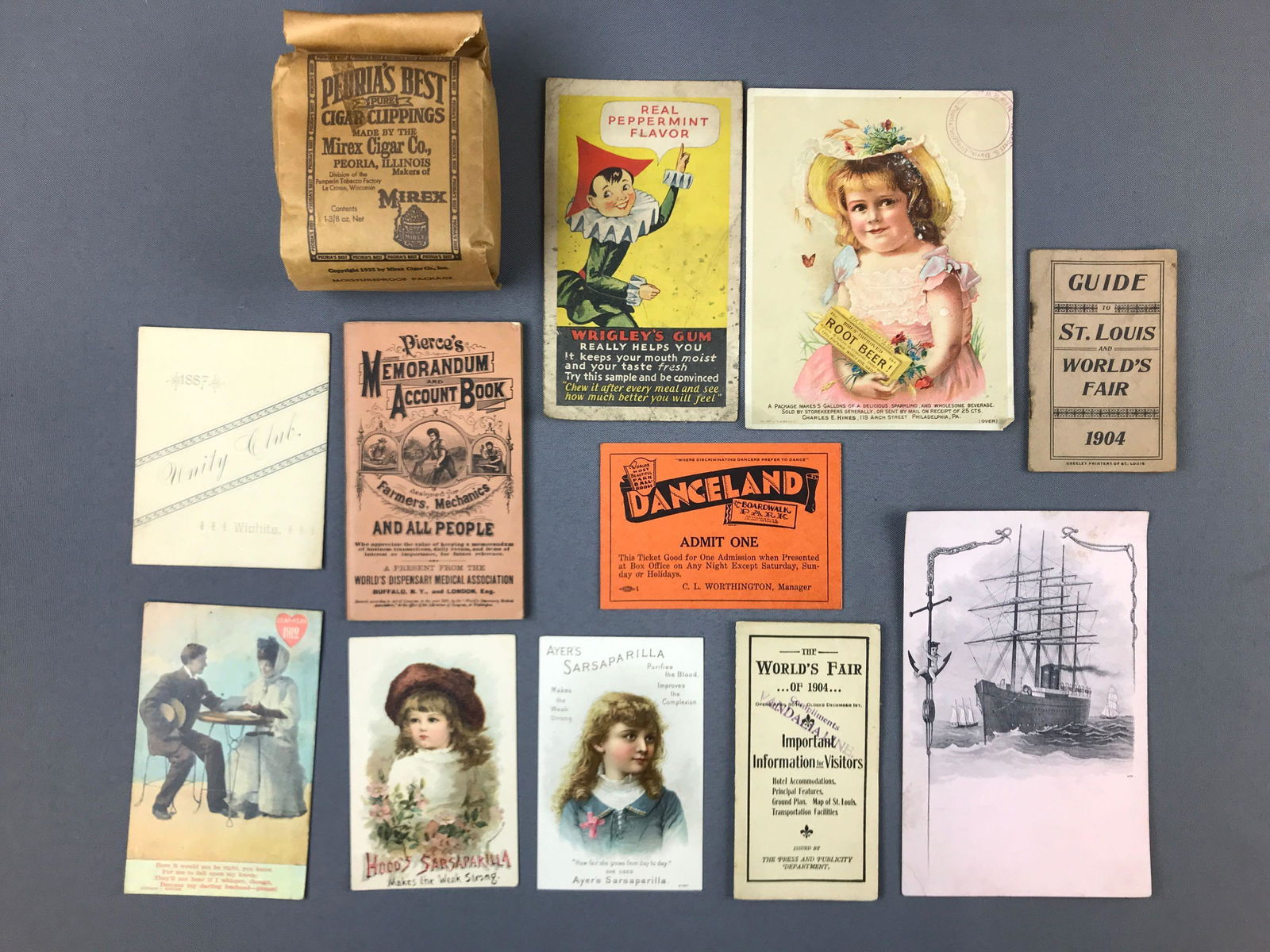 Group of Vintage and Antique Postcards, Pamphlets, (1 of 4)