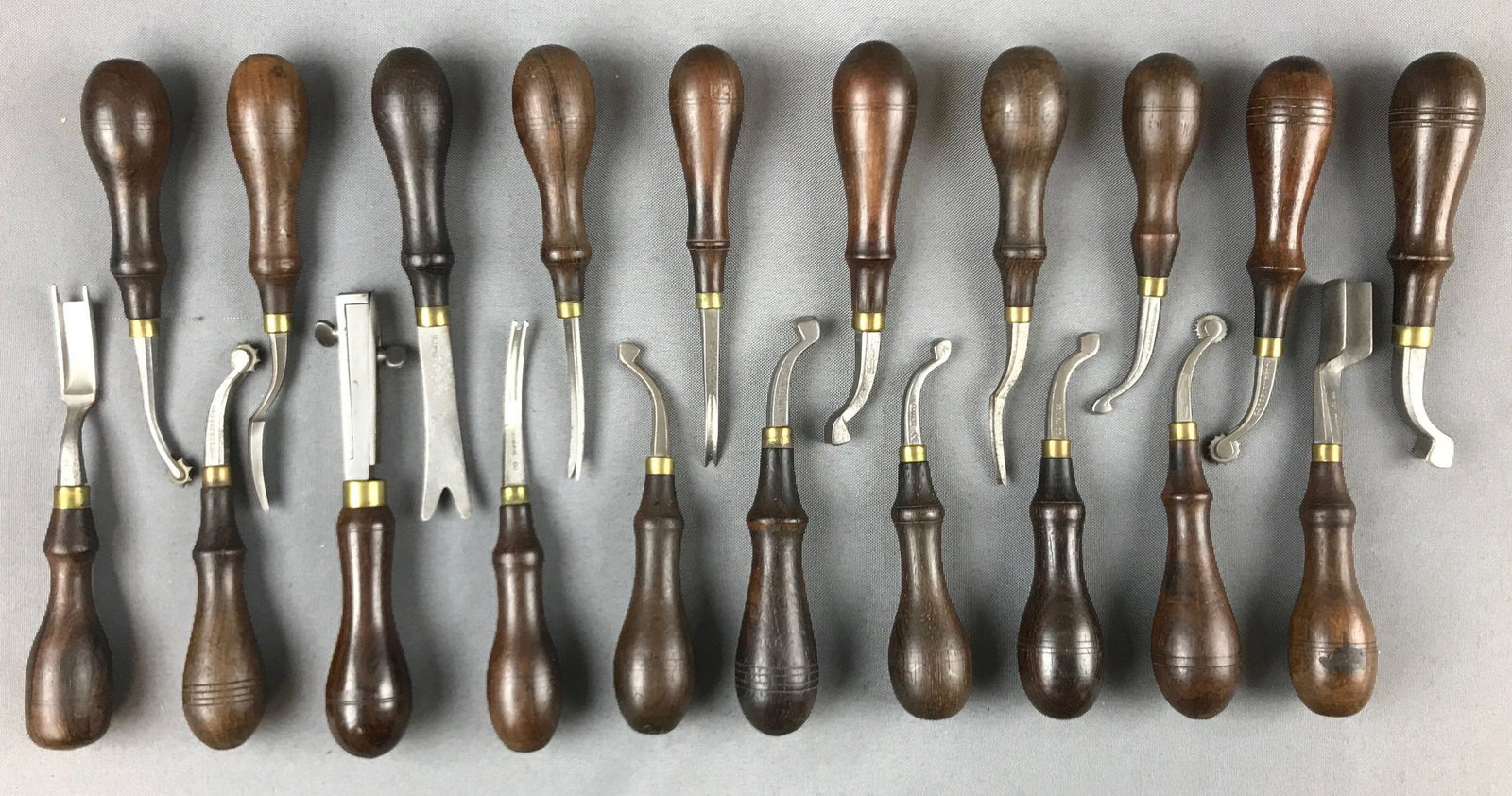 Group of 20 Vintage leather working tools (1 of 4)