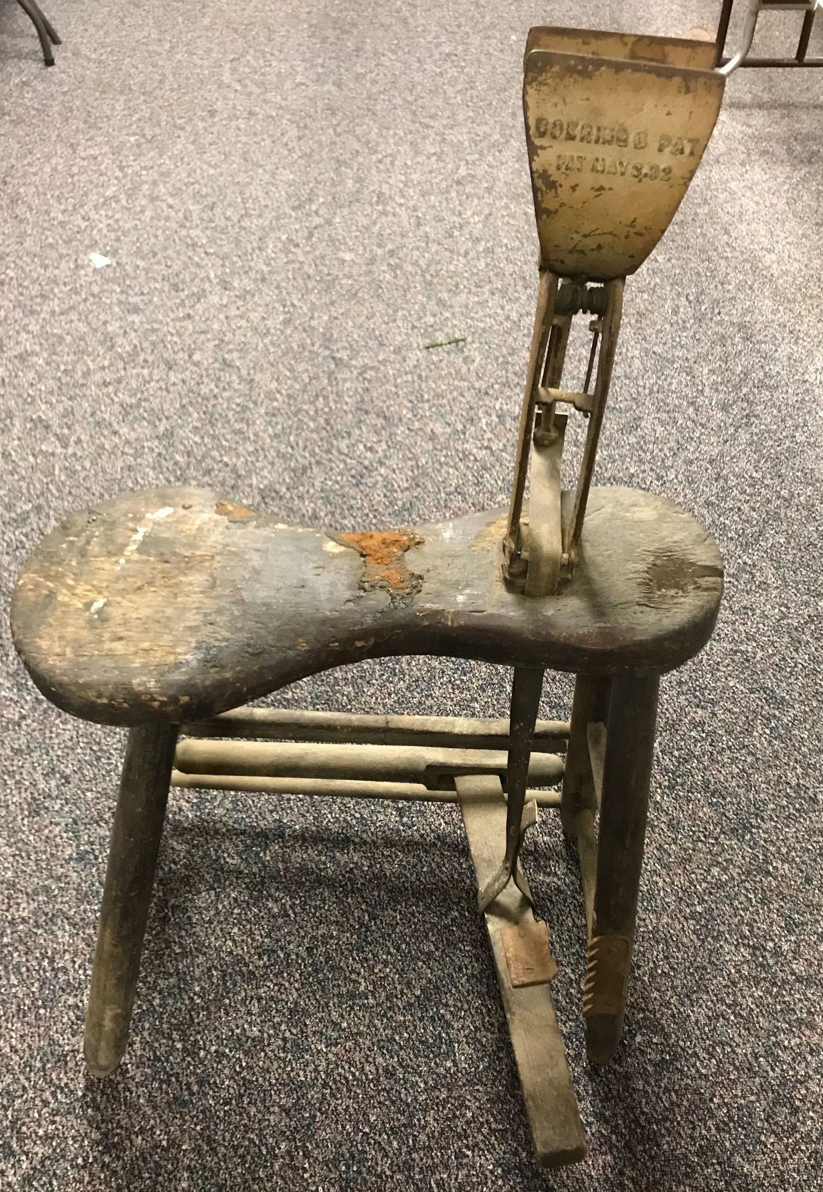Antique Saddle working bench (1 of 4)