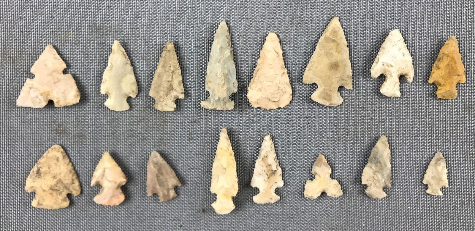 Group of 16 Small Arrowheads (1 of 3)