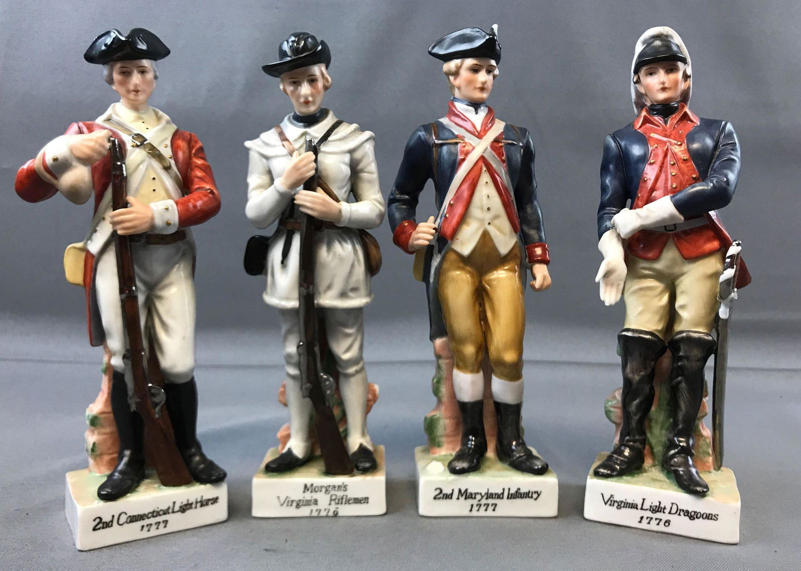 Group of 4 Vintage Porcelain Soldier Figurines (1 of 5)