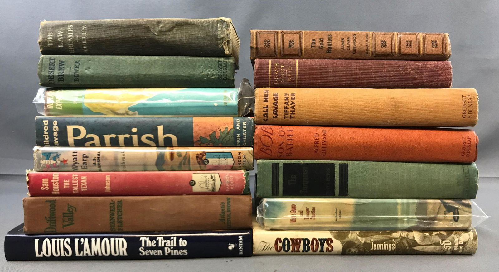 Group of 15 Vintage books, including Wyatt Earp, and (1 of 7)