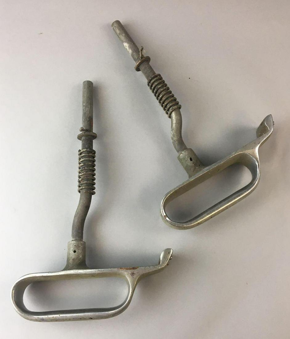 Pair of Vintage Firetruck Door Handles: 7 1/2 x 12 inches