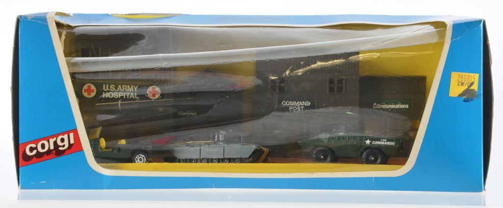 Corgi No. 3118 Military Gift Set in Original Box: Some Damage to Packaging, Like New Condition, Made in Great Britain