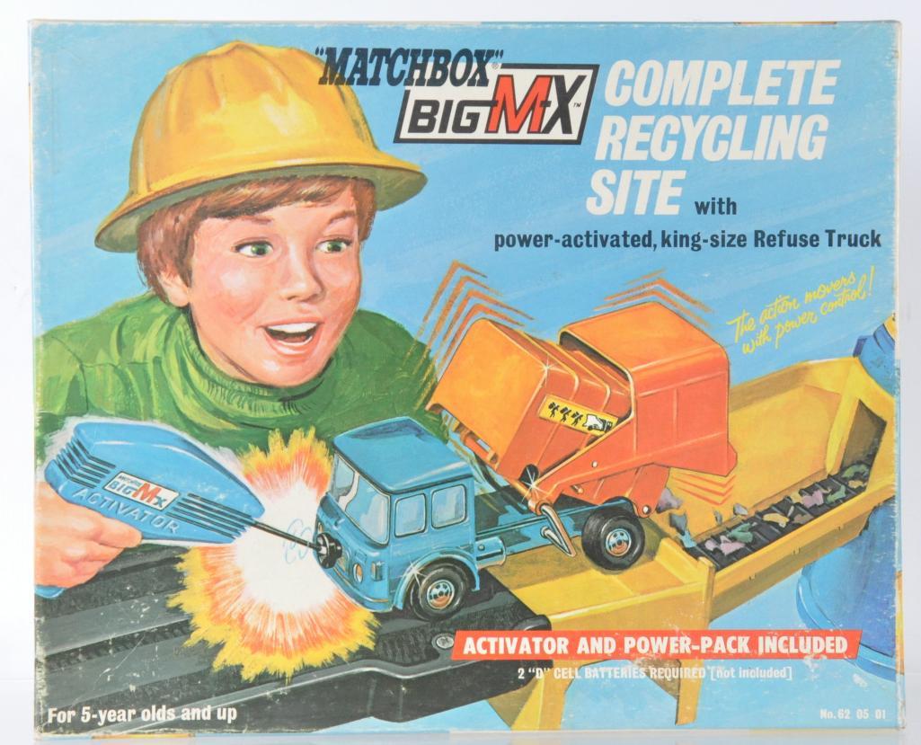 Matchbox Big MX Complete Recycling Site in Original Box: Complete and in Like New Condition, a Lesney Product