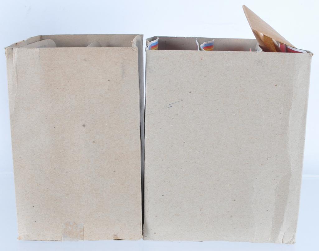 Group of 2 Partially Full Shipping Sleeves of Matchbox: Includes SB-23, SB-22 Tornado, and More, A Lesney Product, Made in England