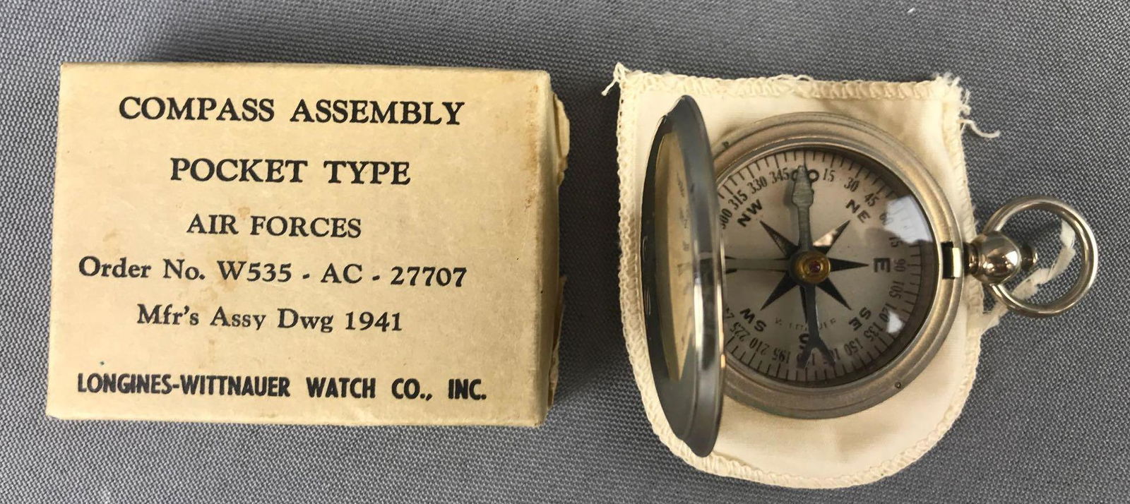 Wittnauer pocket shop compass