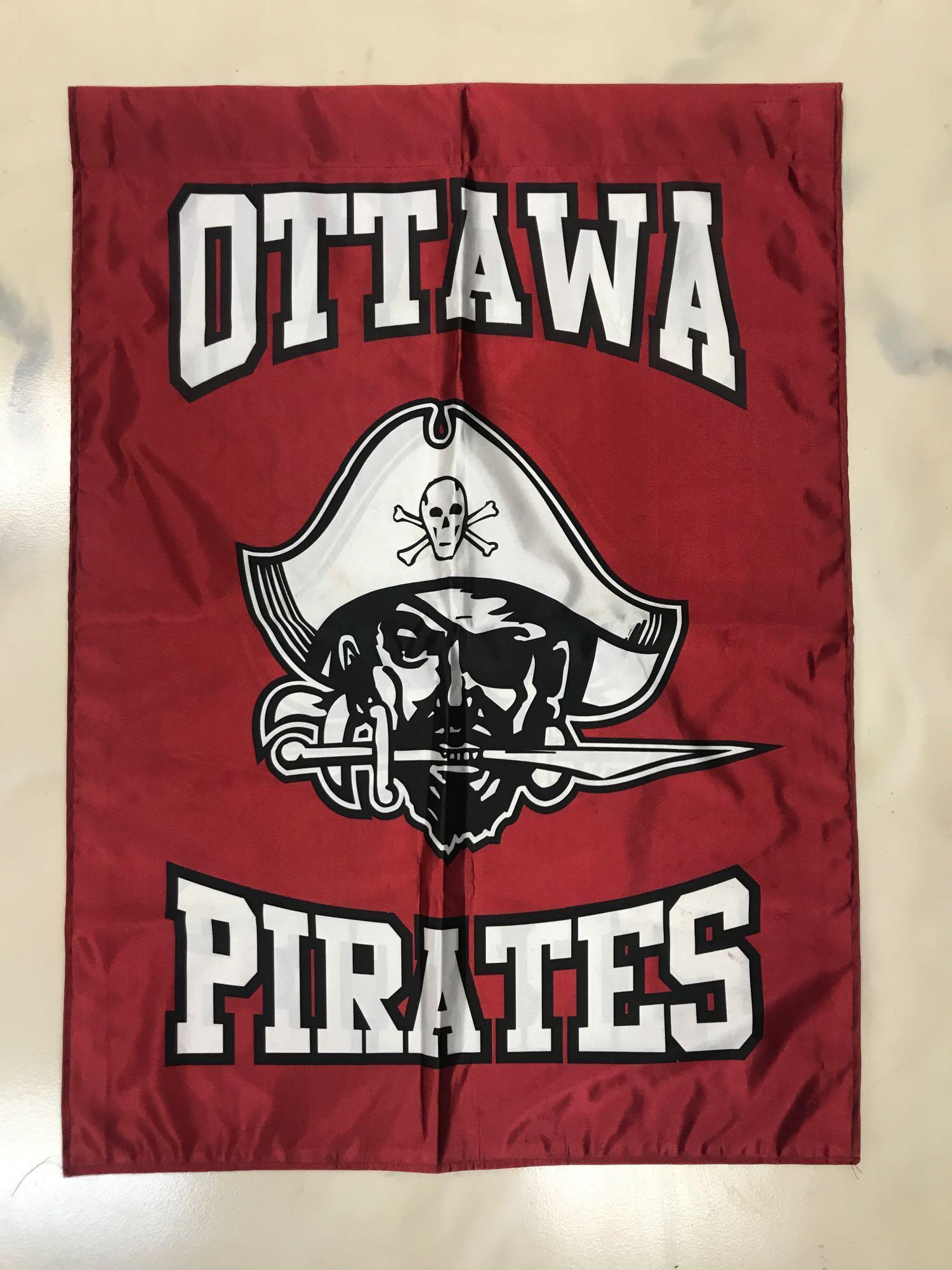 Ottawa Pirates Flag: 28x38.5 inches