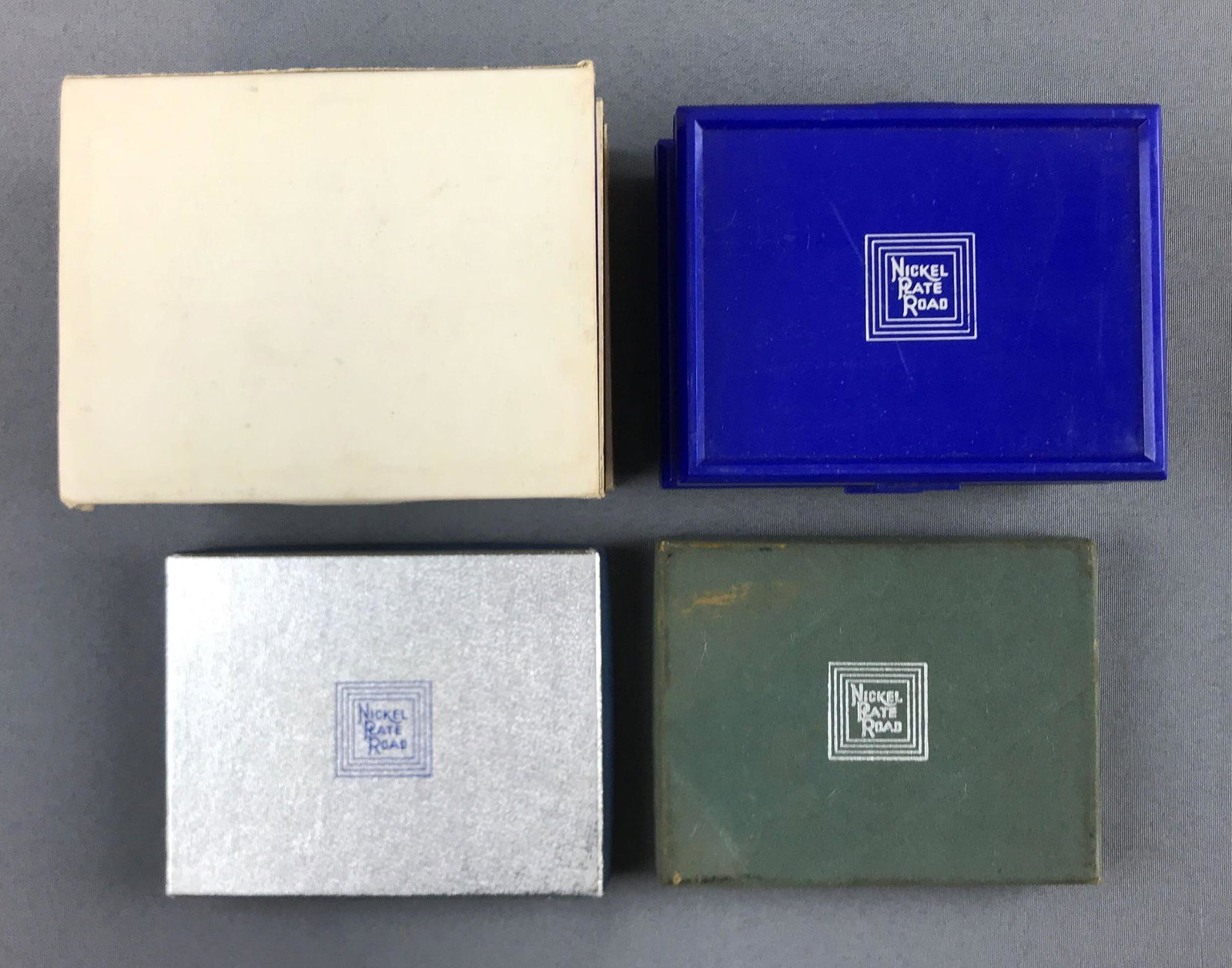 Group of 7 Vintage Nickel Plate Road playing cards: All but one are sealed in original packaging.