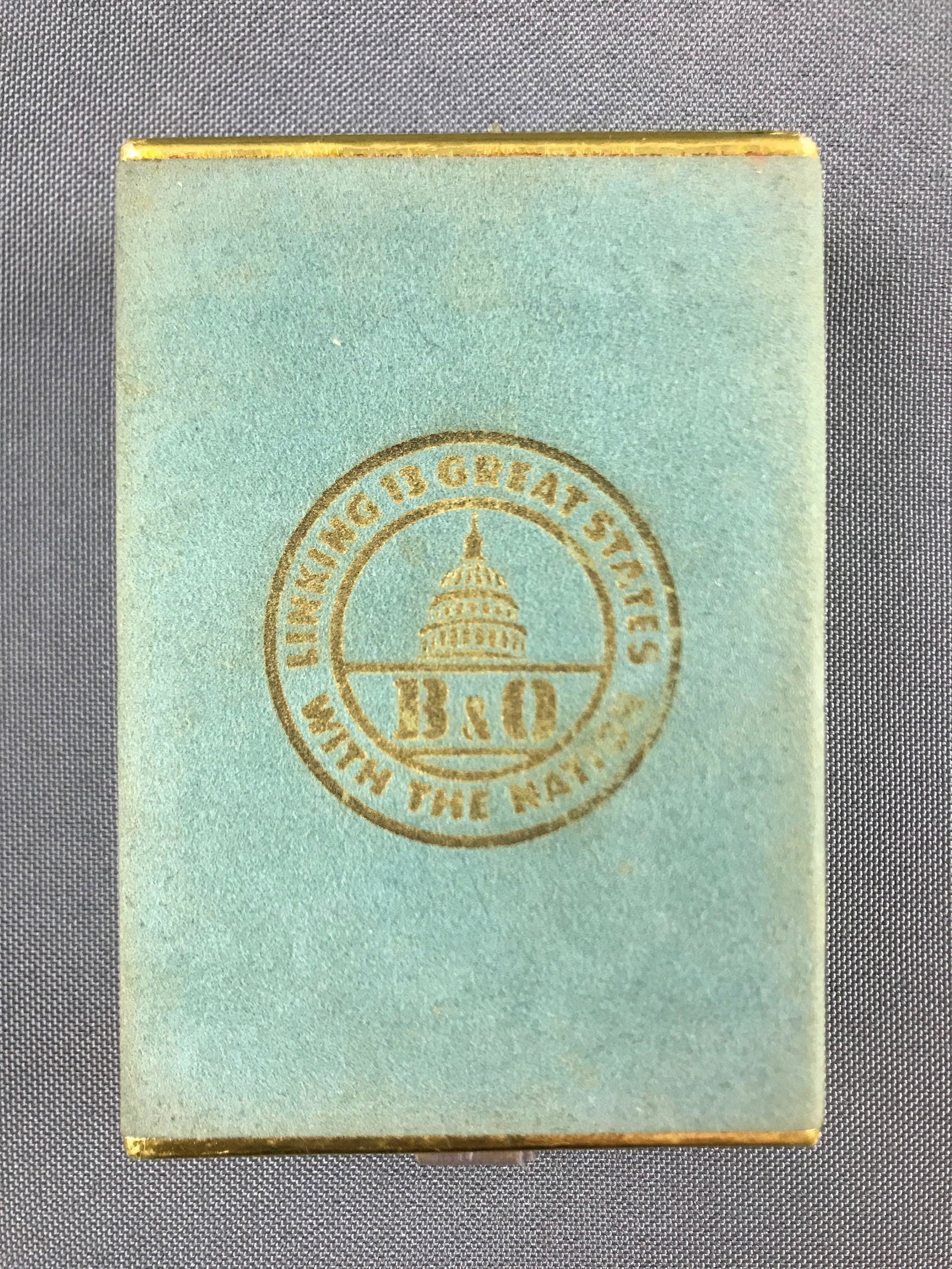 Vintage Baltimore and Ohio Railroad Playing Cards: Sealed in original box.